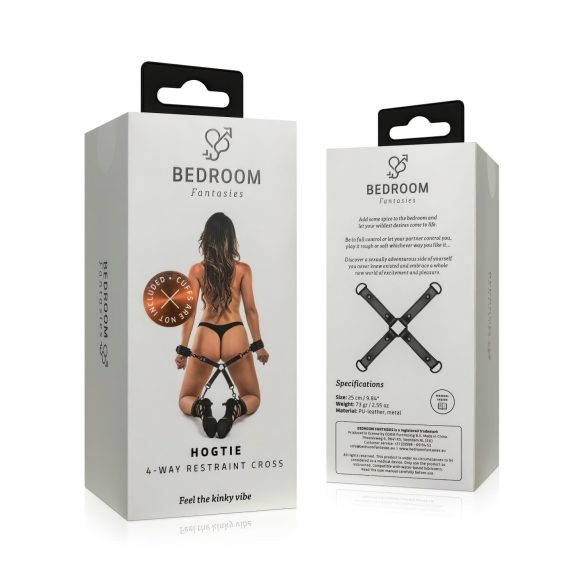 Bedroom Fantasies - križ za vezanje - črna