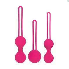 Easytoys - gejša kroglice set - 3 deli - roza