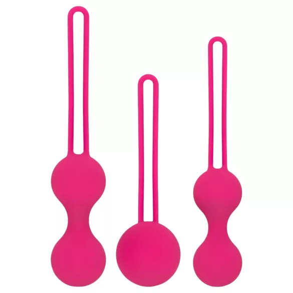 Easytoys - gejša kroglice set - 3 deli - roza
