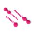 Easytoys Ljubezenske Kroglice - komplet gejšinih kroglic - 3-delni (roza)