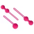 Easytoys - gejša kroglice set - 3 deli - roza