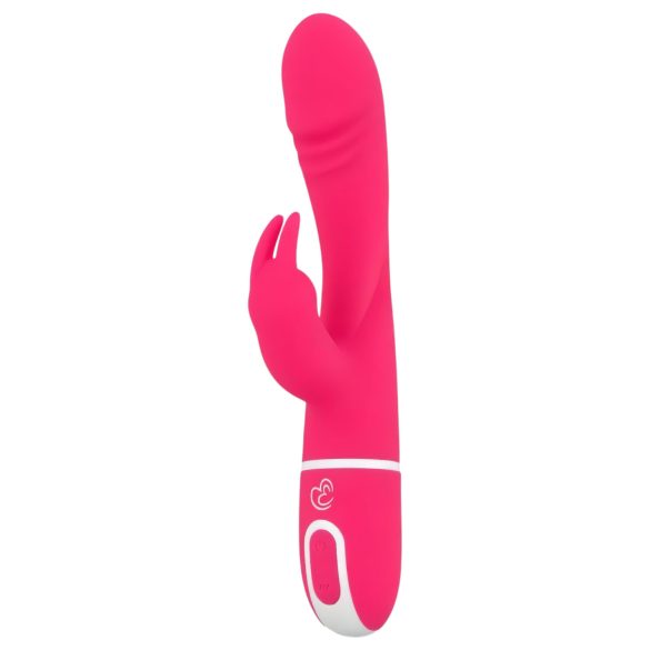 Easytoys - G-točkovni vibrator z dražljajem za klitoris (roza)