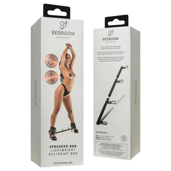 Bedroom Fantasies - nastavljiva razširilna palica - črna