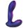Hueman Galaxy - pulzirajoči analni vibrator (vijoličen)