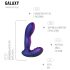 Hueman Galaxy - pulzirajoči analni vibrator (vijoličen)