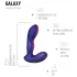 Hueman Galaxy - analni vibrator s pulzacijo - vijoličen