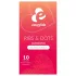 EasyGlide - kondomi z rebrci in pikami - 10 kosov
