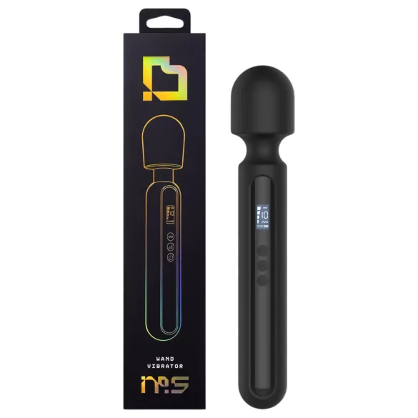 BLAQ - vibrator za masažo - digitalni - črna