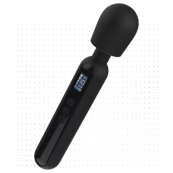 BLAQ - vibrator za masažo - digitalni - črna