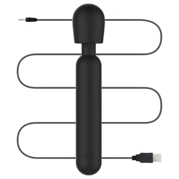 BLAQ - vibrator za masažo - digitalni - črna