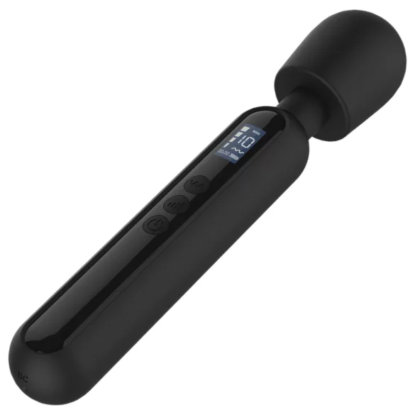 BLAQ - vibrator za masažo - digitalni - črna