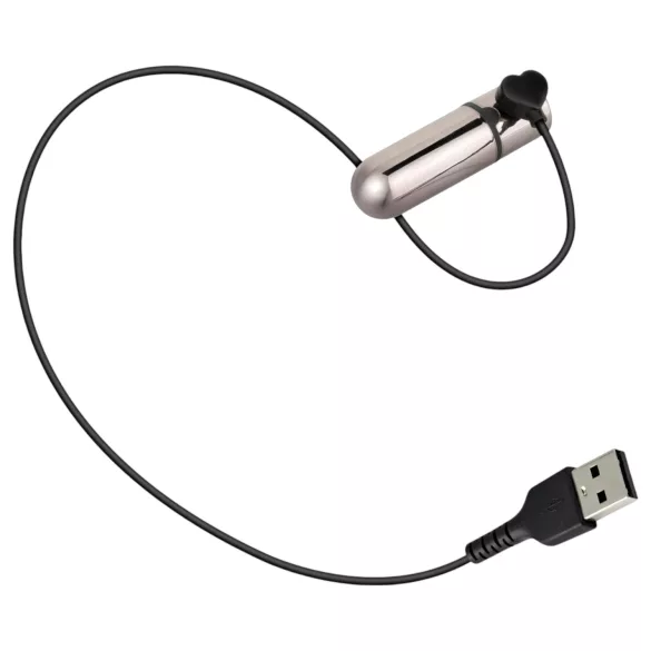 Easytoys - komplet analnih vibratorjev - polnjenje USB - 4-deln set - črna
