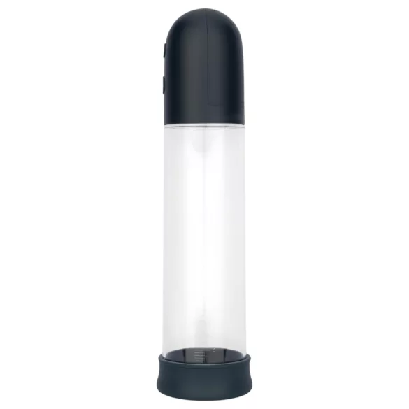 Boners - avtomatska črpalka za penis masturbator (prozorno-črna)