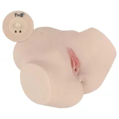   FWB - moški masturbator torzo z vibracijo - realističen - natur