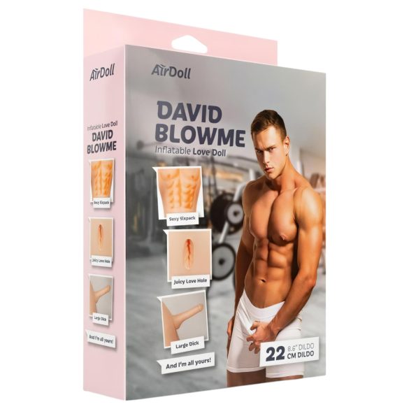 AirDoll David Blowme - napihljiv moški (naraven)