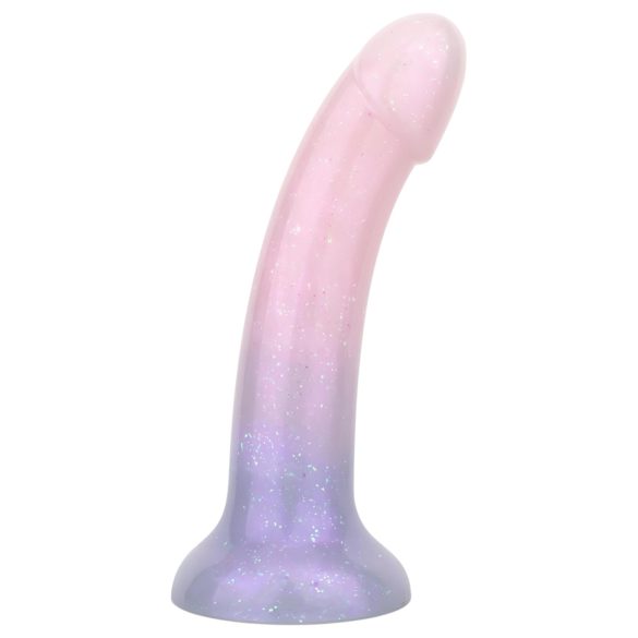 EasyToys Mermaid - dildo z bleščicami - 15 cm - roza