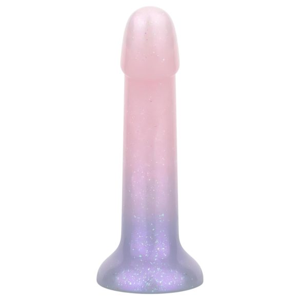EasyToys Mermaid - dildo z bleščicami - 15 cm - roza