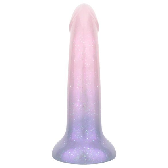 EasyToys Mermaid - dildo z bleščicami - 15 cm - roza