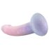 EasyToys Mermaid - dildo z bleščicami - 15 cm - roza