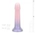 EasyToys Mermaid - dildo z bleščicami - 15 cm - roza