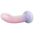 EasyToys Mermaid - dildo z bleščicami - 19 cm - roza