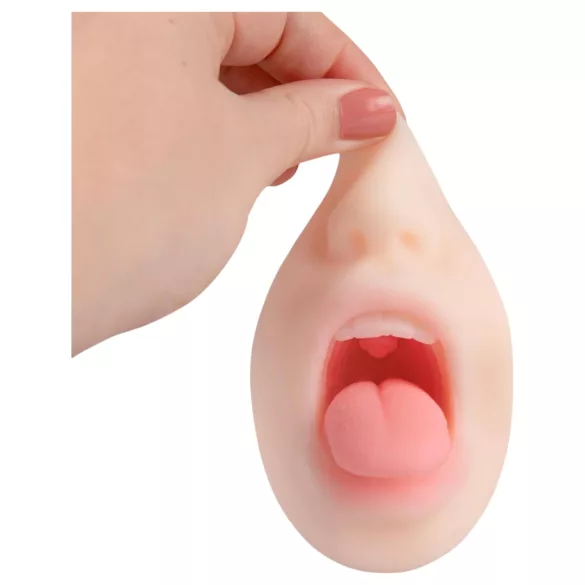 FWB - masturbator 2v1 - umetna usta in vagina - naravna barva