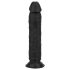 Easytoys - realistični dildo - črn - 22,5 cm