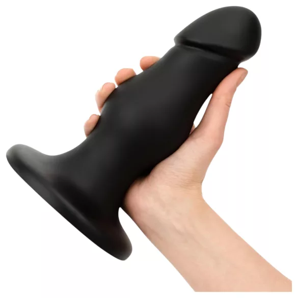 BUTTR FIM-92 - analni dildo s priseskom - črna