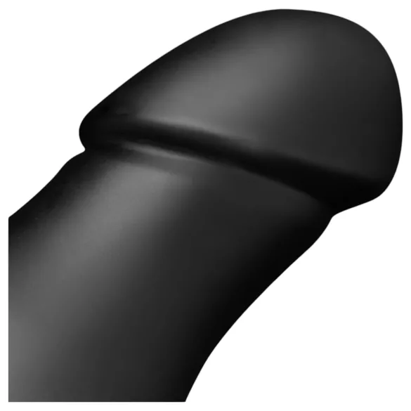 BUTTR FIM-92 - analni dildo s priseskom - črna