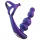 Hueman Stellar Force - analni vibrator in obroček za penis (vijoličen)