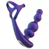 Hueman Stellar Force - analni vibrator in obroček za penis (vijoličen)