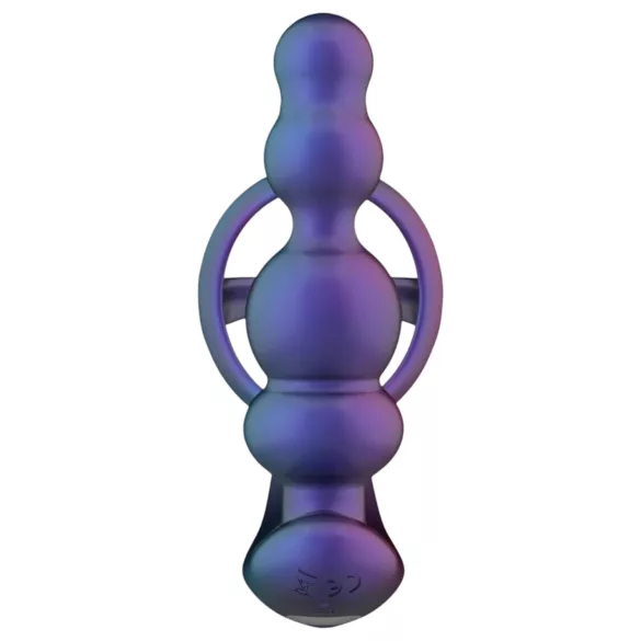 Hueman Stellar Force - analni vibrator in obroček za penis (vijoličen)