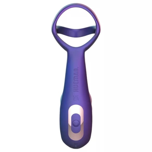 Hueman Stellar Force - analni vibrator in obroček za penis (vijoličen)