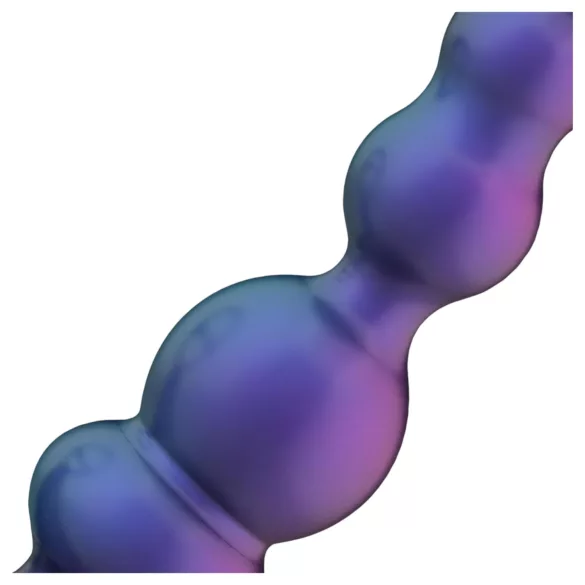 Hueman Stellar Force - analni vibrator in obroček za penis (vijoličen)