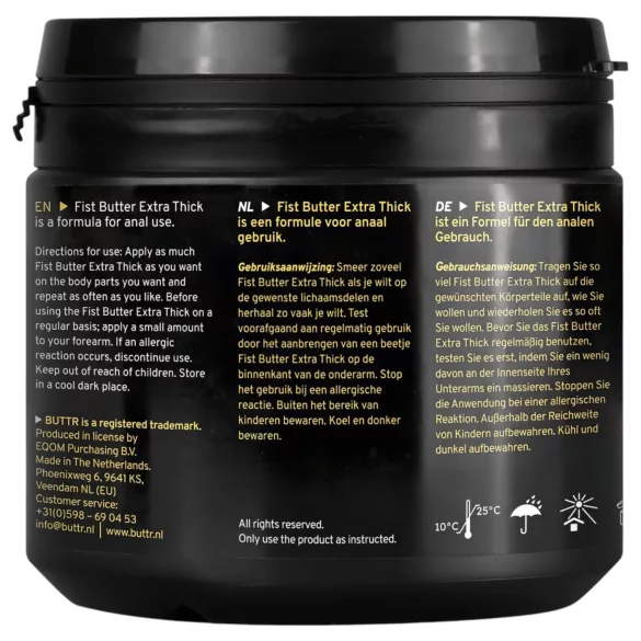 BUTTR - balzam za fisting - 500 ml
