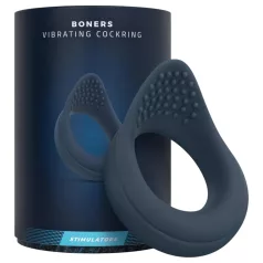 Boners - vibracijski erekcijski obroč - modra