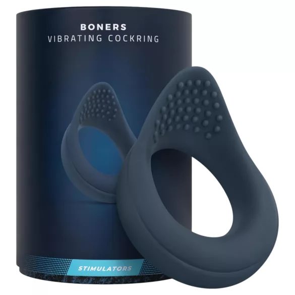 Boners - vibracijski erekcijski obroč - modra