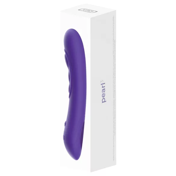 Kiiroo Pearl 3 - interaktivni vibrator za G-točko - vijoličen