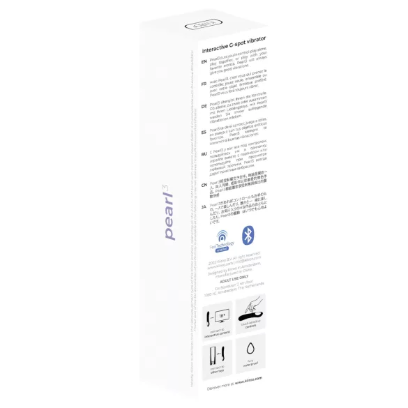 Kiiroo Pearl 3 - interaktivni vibrator za G-točko - vijoličen