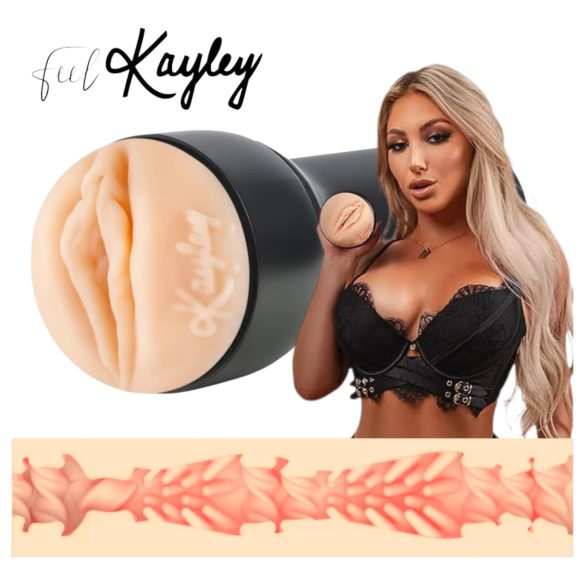 Kiiroo Kayley Gunner - umetna vagina - PowerBlow združljiva (naravna)
