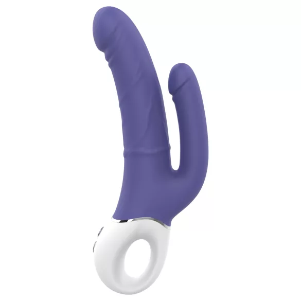 Dreamtoys Essentials - dvojni vibrator (vijoličen)