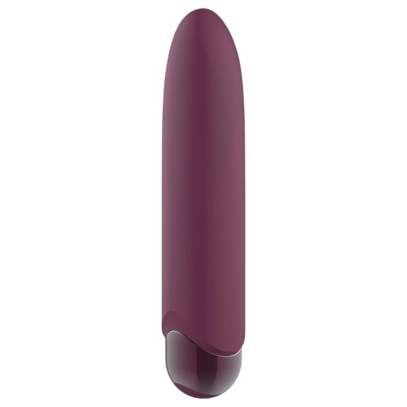 Glam - vodoodporni mini vibrator z baterijo (vijoličen)