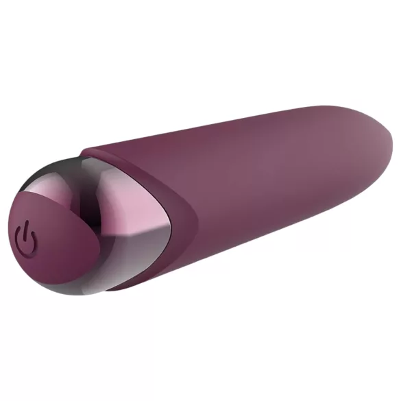 Glam - vibratorski mini masažer - akumulatorski, vodoodporen - vijoličen