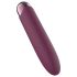 Glam - vodoodporni mini vibrator z baterijo (vijoličen)