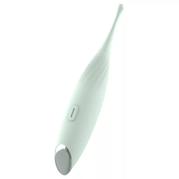 Glam - točkovni vibrator za klitoris (zelen)