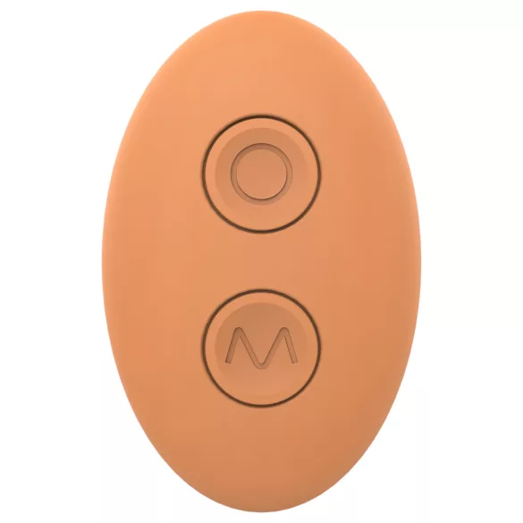 Glam - vibracijski parni stimulator - brezžični, polnilni - oranžen