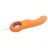 Glam - prilagodljiv rebrast vibrator (breskvaste barve)