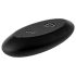 Glamour Glass - stožčasti, stekleni analni vibrator z radiem (barvni)