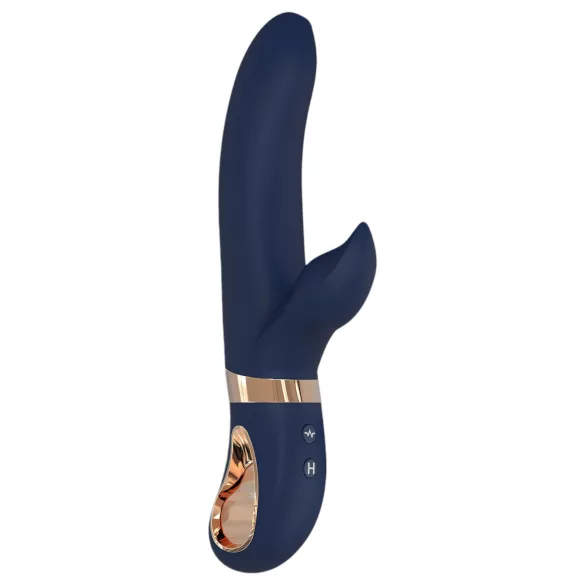 Dream Toys - vibracijski stimulator z gretjem - modra - akumulatorski