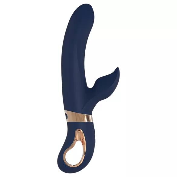 Dream Toys - vibracijski stimulator z gretjem - modra - akumulatorski
